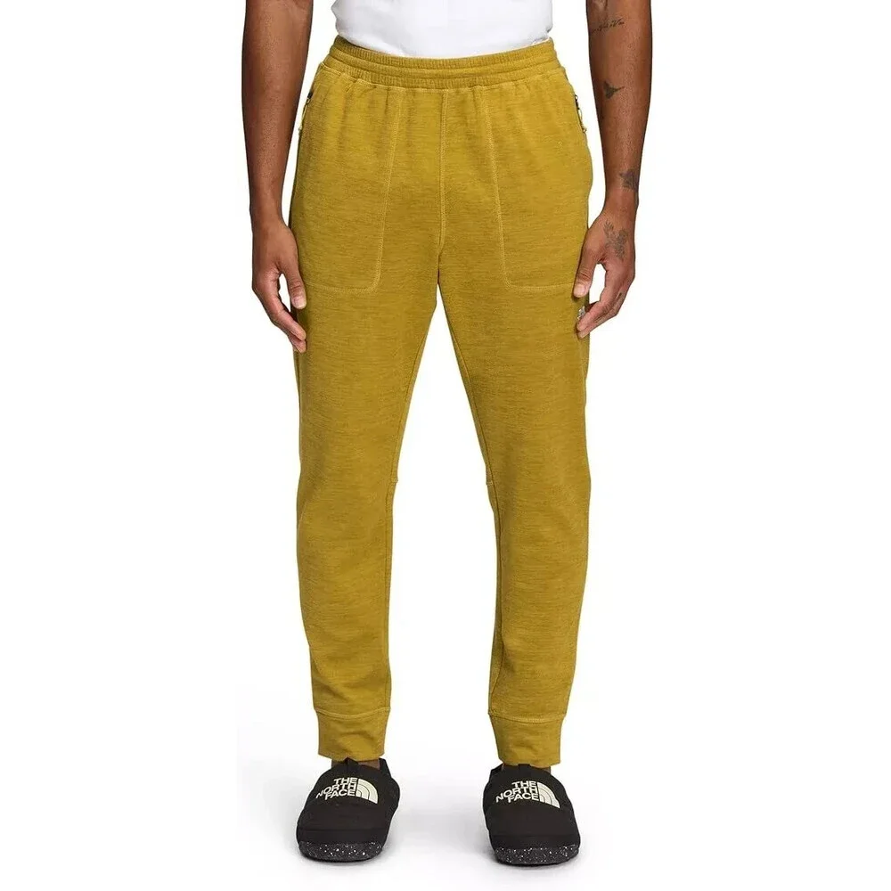 The North Face Canyonlands Pants Men's Yellow Tapered Leg Pull On Jogger ONF452